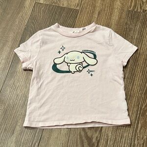 H&M Light Pink Cinnamoroll Kids Tee 12/14 (true size 6/7)